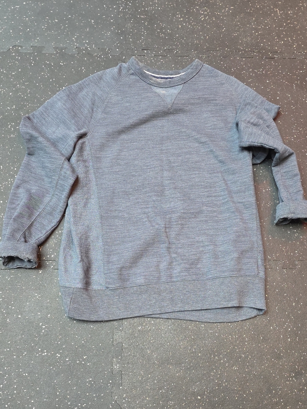 Champion Men's Crewneck Sweatshirt in Light Heather Blue